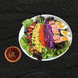 สลัดปูอัดไข่กุ้ง