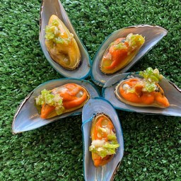 หอยแมลงภู่ลวกจิ้ม