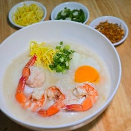 โจ๊กแม่ ต้มเลือดหมู เจ้าเก่าตลาดปากน้ำ รสชาติดั่งเดิมอร่อยมาก