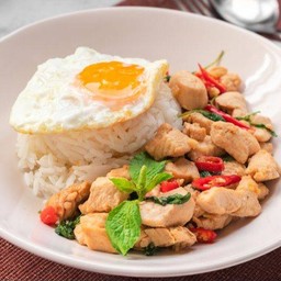 ข้าวกระเพราไก่