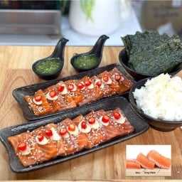 เซ็ตบราวน์(Grey Meat ส่วนนี้จะติดกับหนังปลา)ดองน้ำปลากวน 200กรัม