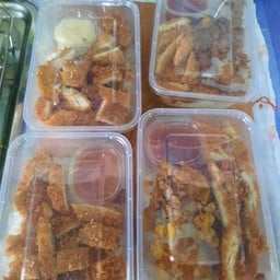 ข้าวหน้าหมูทอด