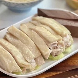 ไก่สับเปล่า จานใหญ่