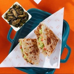 Asparagus Mushroom Mini Quesadilla