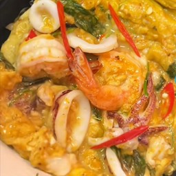 ข้าวไข่ข้นห่อหมกทะเล