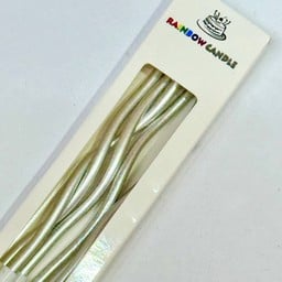 เทียนเกลียว เงิน