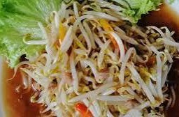 ผัดถั่วงอกปลาเค็ม