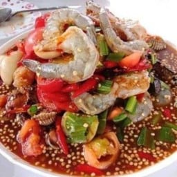 ยำรวมทะเลแบบจุกๆ