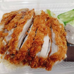 ข้าวมันไก่ทอด