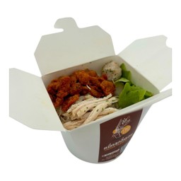 หมี่คลุกไก่ฉีกรสแซ่บ