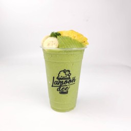 กล้วย+อะโว+สับปะรด+เคล (เมนูสุขภาพ)