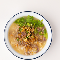 Chicken Rice Porridge ข้าวต้มไก่ทรงเครื่อง