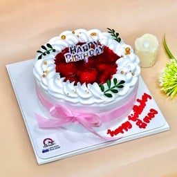 C39 เค้กนมสด สตรอเบอรี่ลาวา 1P