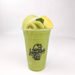 กีวี่+แอปเขียว+สับปะรด+เคล (เมนูสุขภาพ)