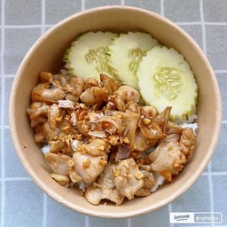 ข้าวไก่กระเทียม