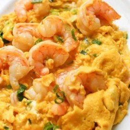 ข้าวไข่เจียวกุ้ง