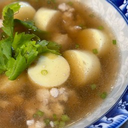 แกงจืดเต้าหู้ไข่ + หมูสับ