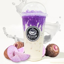 นมสดเผือกลาวา - Iced Milk Taro Lava