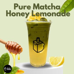 มัทฉะผสานความหวานละมุนของน้ำผึ้งแท้ และความเปรี้ยวซ่าจากมะนาวสด