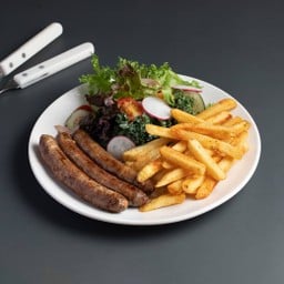 Lamb Sausage And Fries