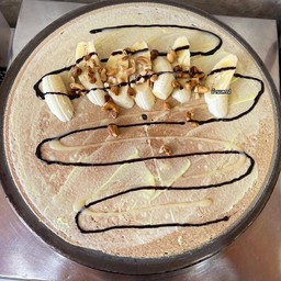 เครปร้อน วนิลา+กล้วย+เม็ดม่วง