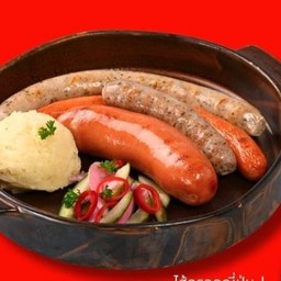 ไส้กรอกรวม Sausages Mix Grilled