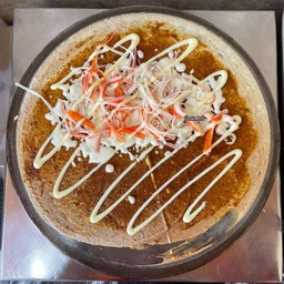 เครปร้อน พริกเผา+ปูอัด+ชีส