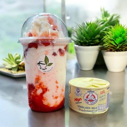 นมหมีสตอเบอรี่