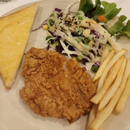 สเต็กไก่ทอด