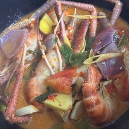 ต้มยำกุ้ง (ก้ามกราม 500 กรัม)