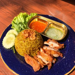 ข้าวหมกไก่ทอด