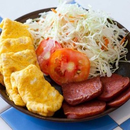 (504) ไข่และแฮมทอด Pork Tamago