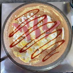 เครปร้อน ไข่+ชีส+โบโลน่า