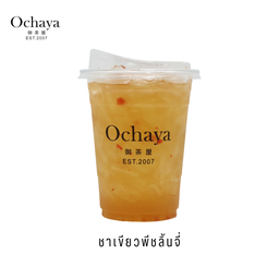 ชาเขียวพีชลิ้นจี่