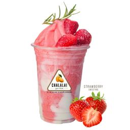 สตรอว์เบอร์รี่ปั่น Strawberry Smoothie