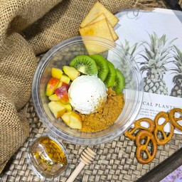 แอปเปิ้ล+กีวี่+บิสคอฟบด+กรีกโยเกิร์ต65g.