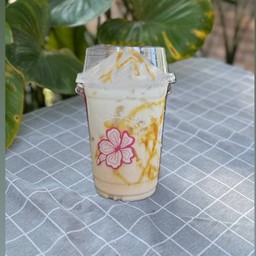 นมสดคาราเมล (ปั่น)