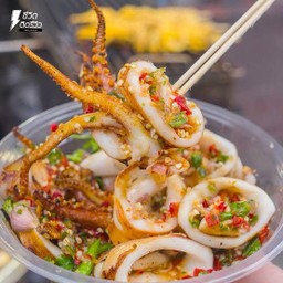 หมึกย่างโคตรเดือดโข่ทัย