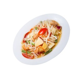 ส้มตำมังสวิรัติ