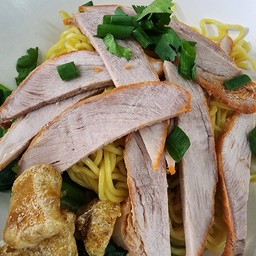 บะหมี่หมูแดง (ไม่เกี๊ยว)