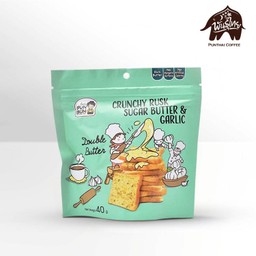 ขนมปังอบกรอบ รสกระเทียม ขนาด 40 กรัม