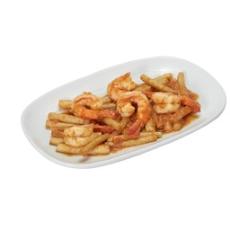กุ้งผัดกะปิไหลบัว