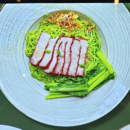 บะหมี่แห้งหมูแดง