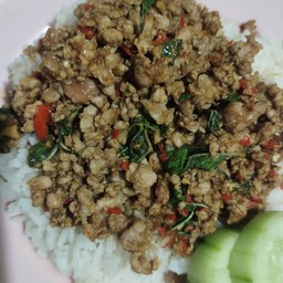 ข้าวกระเพราหมูสับ