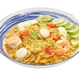 ข้าวผัดผงกะหรี่ชาวเล (ใหญ่)
