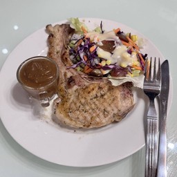 สเต็กพ อร์ค ชอป Pork chop steak