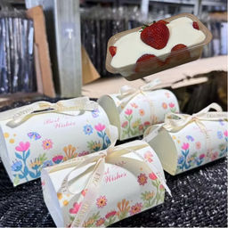 เค้ก1กล่อง กล่องกระดาษโบว์