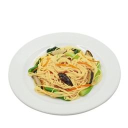 ผัดหมี่ฮ่องกงมังสวิรัติ (เล็ก)