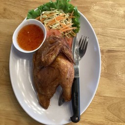 ไก่ทอดเกลือครึ่งตัว