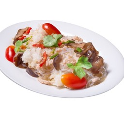 ยำวุ้นเส้นมังสวิรัติ